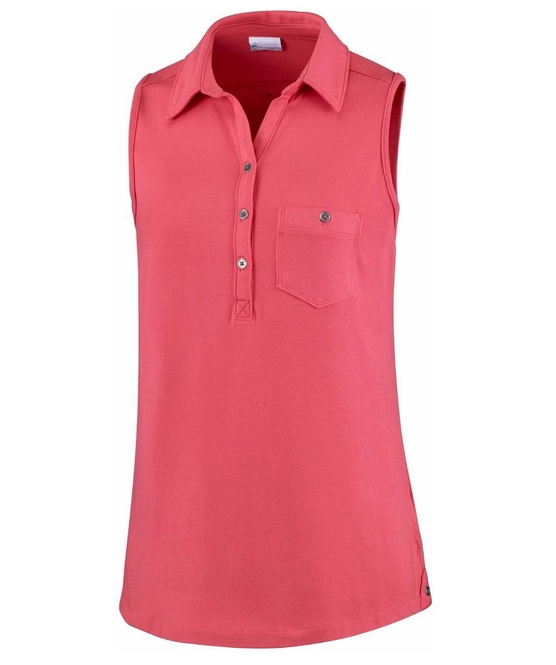 T-Shirt Columbia Spring Drifter Sleeveless Sunset Red