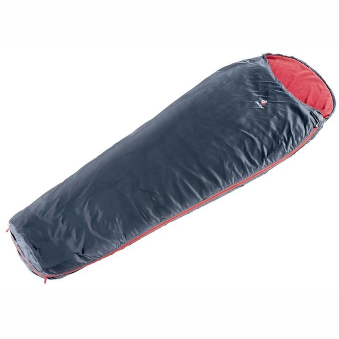 Sleeping Bag deuter Two Face Black Cranberry