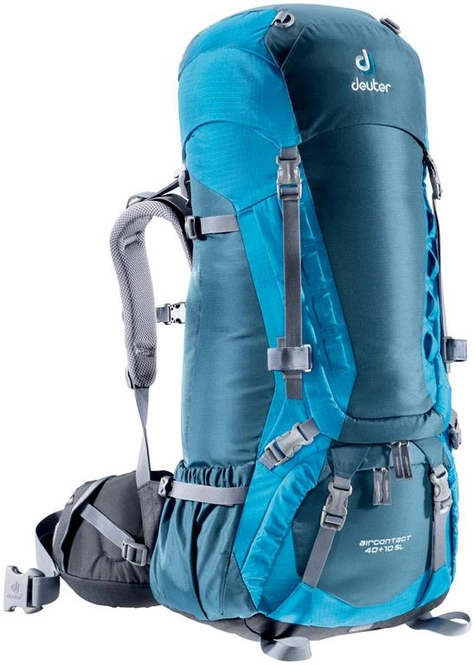 Backpack deuter Aircontact 40 + 10 SL Arctic Turquoise