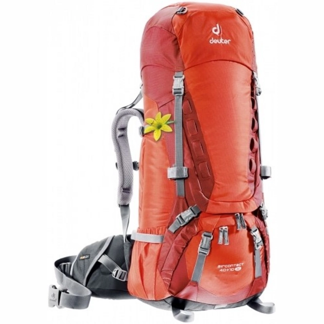Backpack deuter Aircontact 40 + 10 SL Papaya Lava
