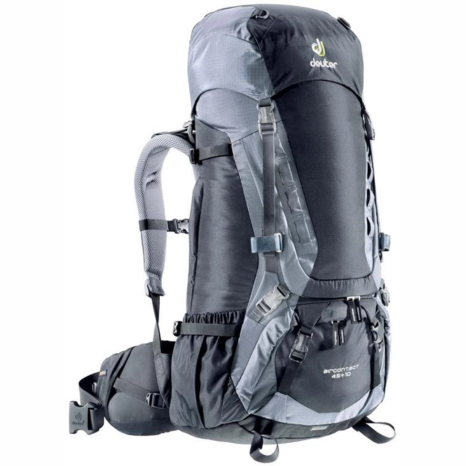 Backpack deuter Aircontact 45 + 10 Black Titan