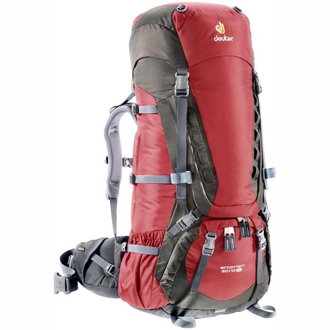 Backpack deuter Aircontact 60 + 10 SL Cranberry Stone