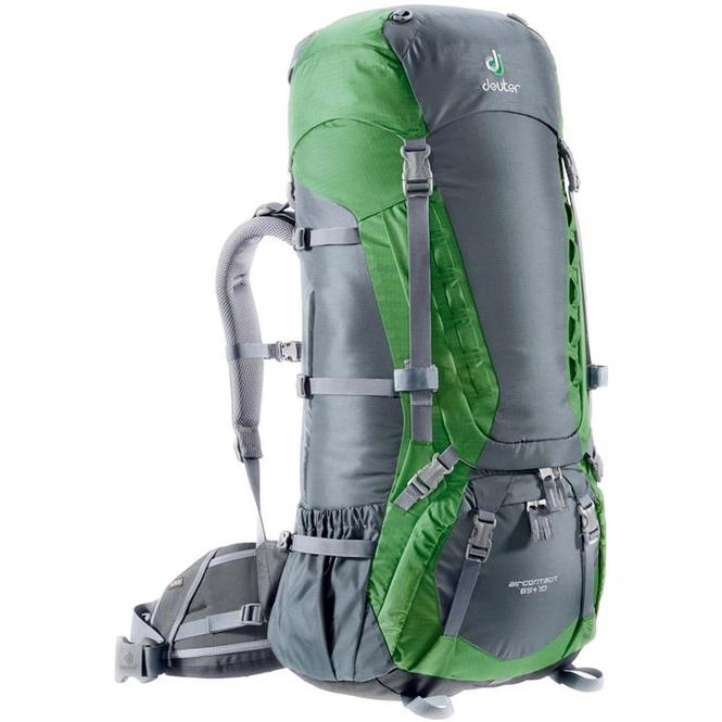 Backpack deuter Aircontact 65 + 10 Graphite Emerald