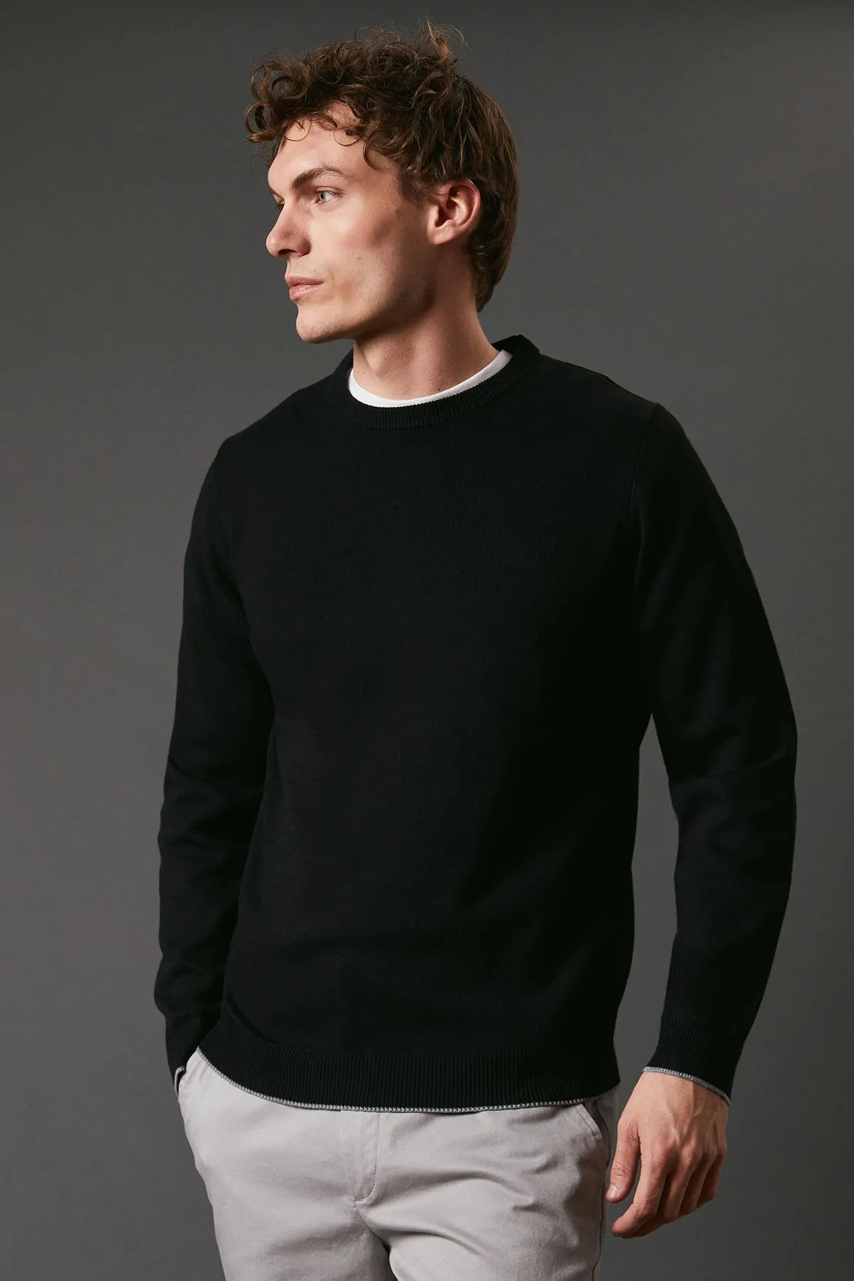 Pale Grey Premium Chino Trousers