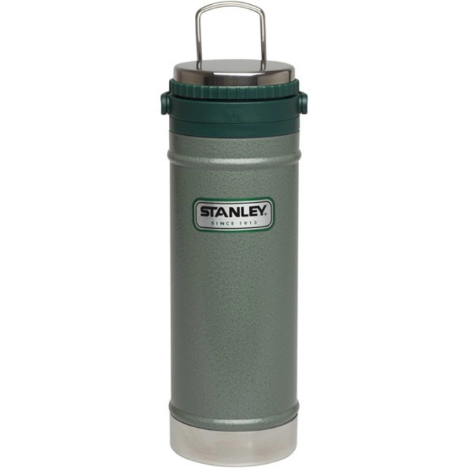Thermos Bottle Stanley Vacuum Travel Press Coffee 0.47 Liter