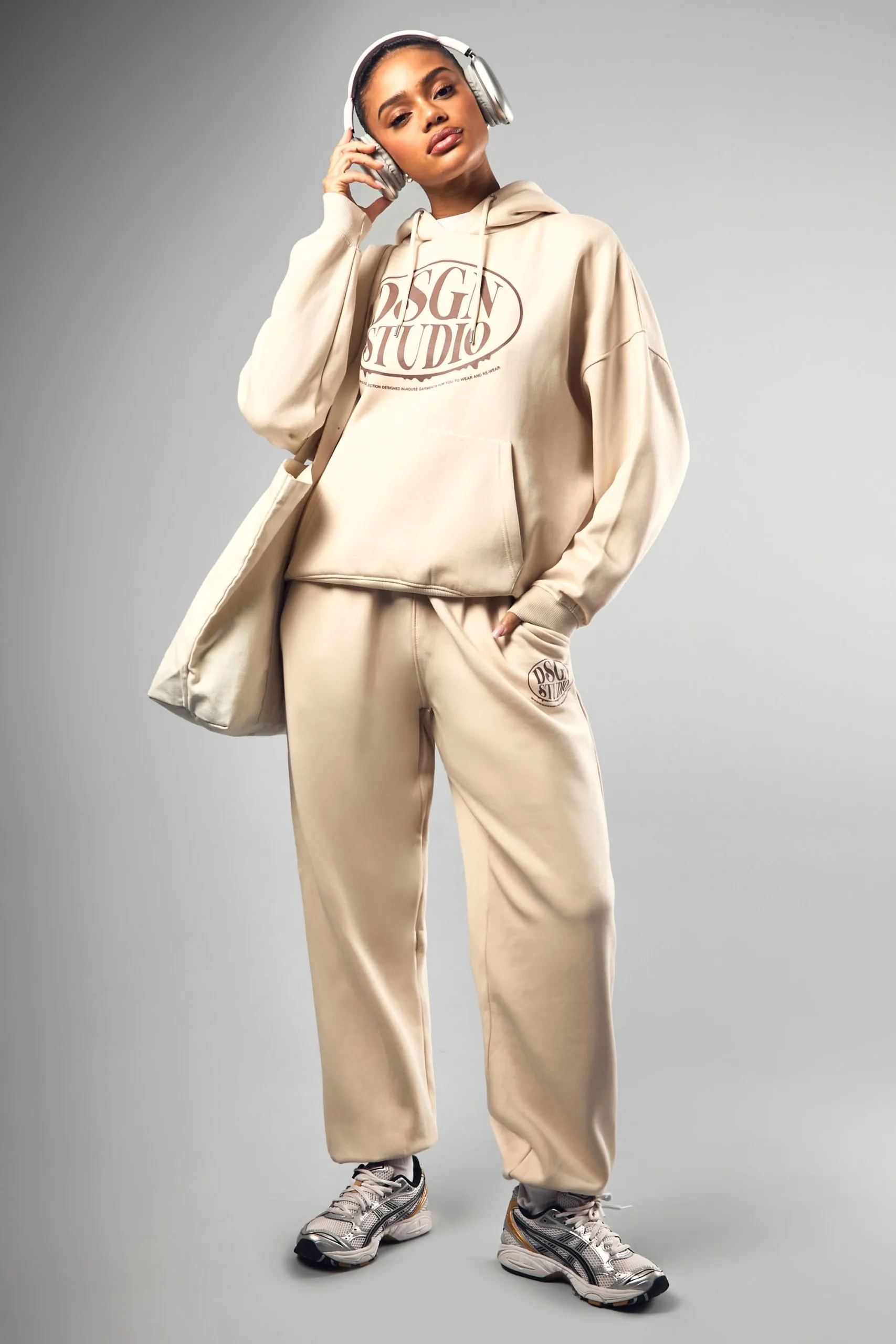 DSGN Studio Slogan Hooded Tracksuit