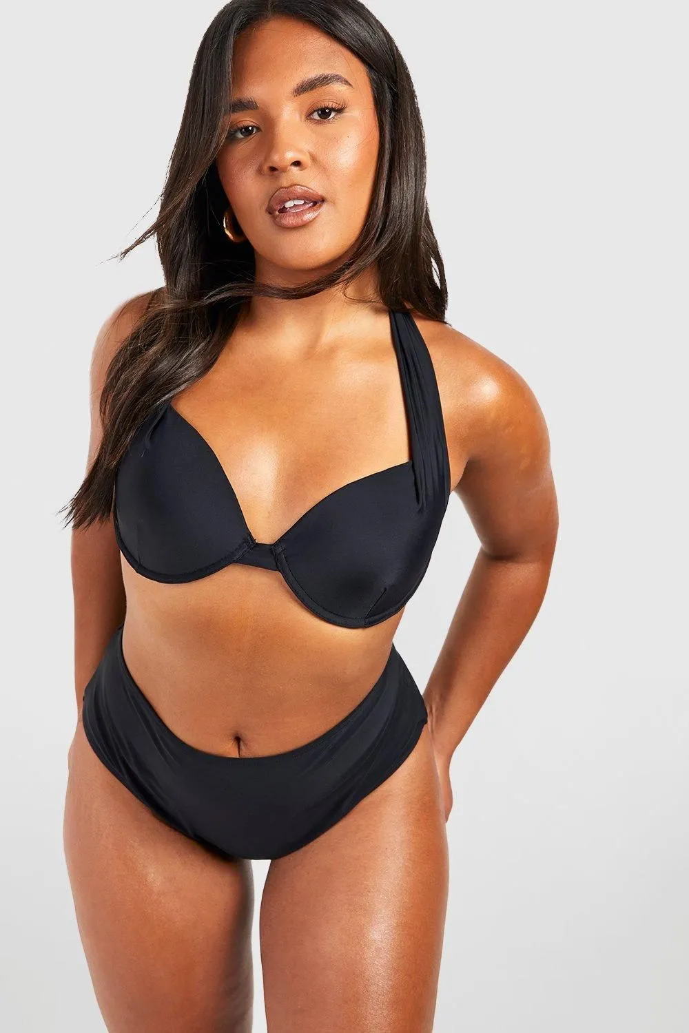 Plus Curve Enhance Smoothing Underwire Bikini