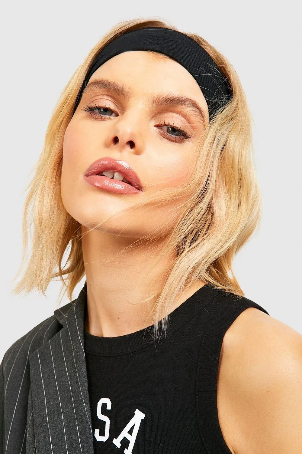 2 Pack Wide Jersey Headbands