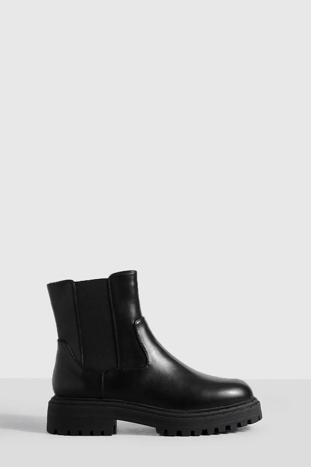 Wide Fit Double Panel Chelsea Boots