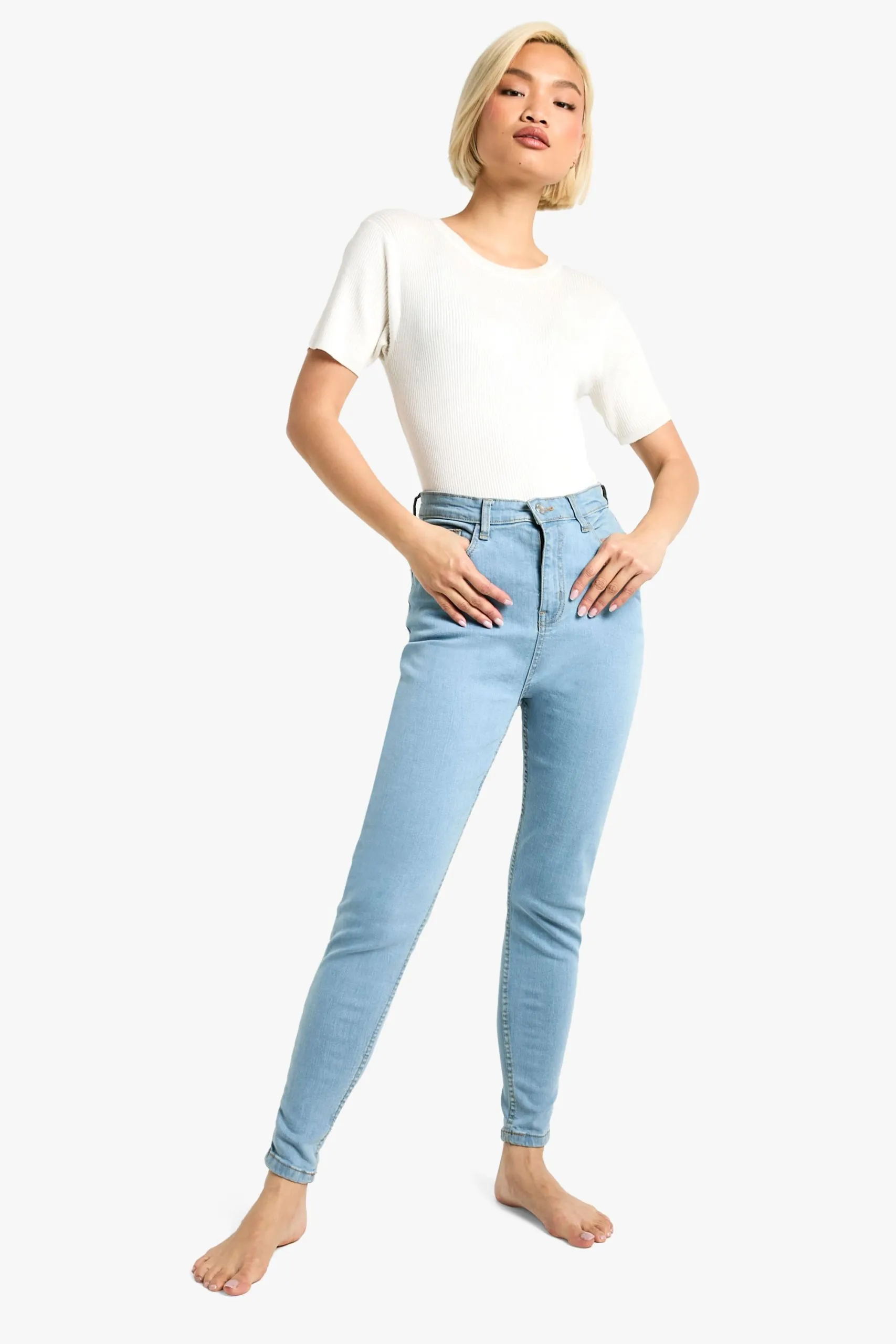 Butt Shaper High Rise Skinny Jeans