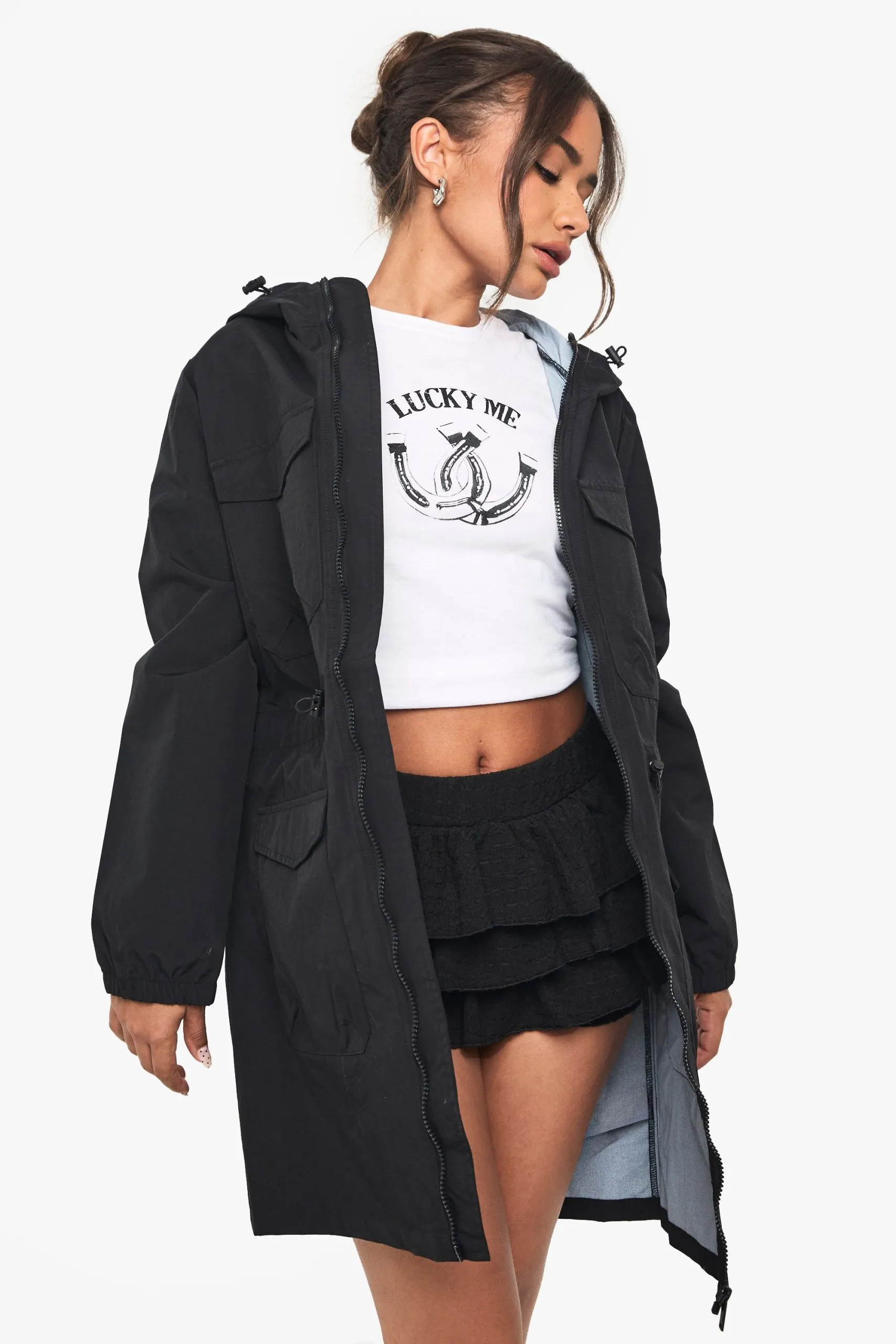 Synched Waist Longline Festival Mac