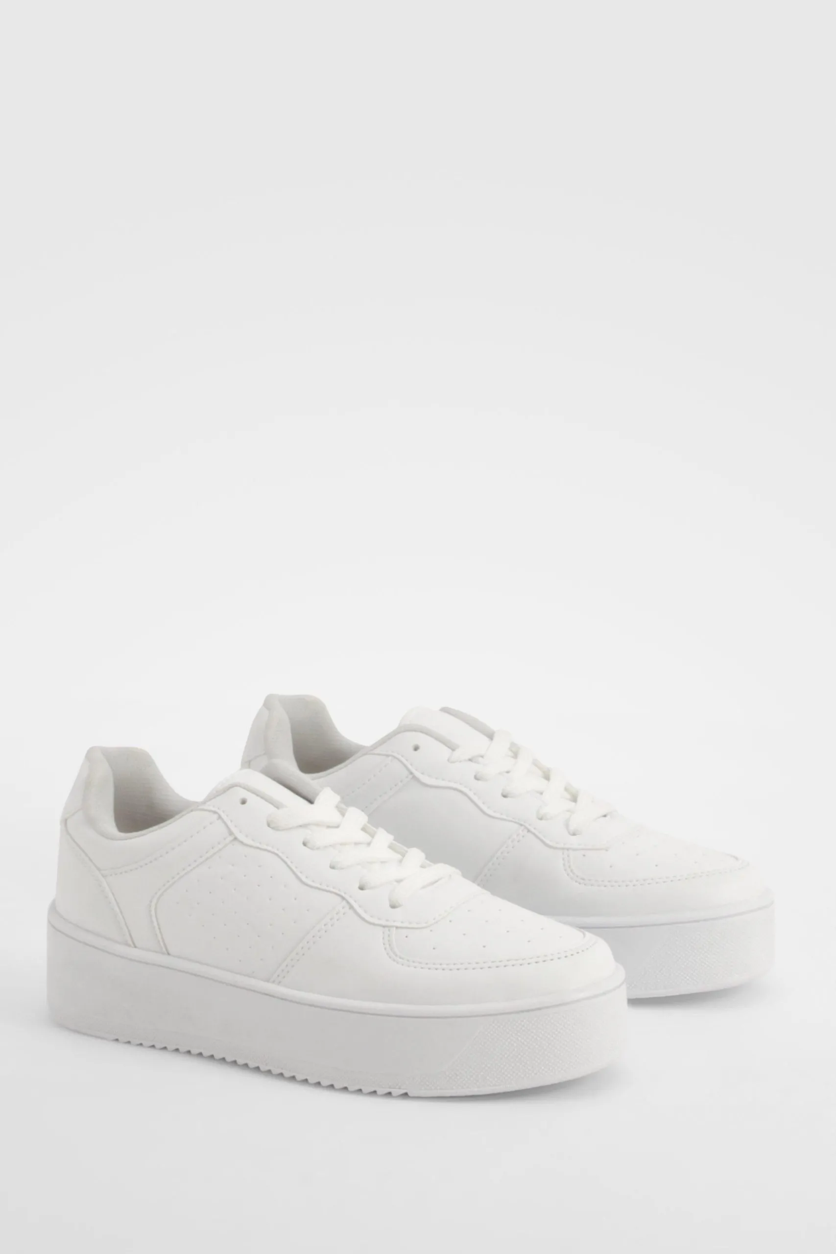 Chunky Platform Sole Contrast Panel Trainers