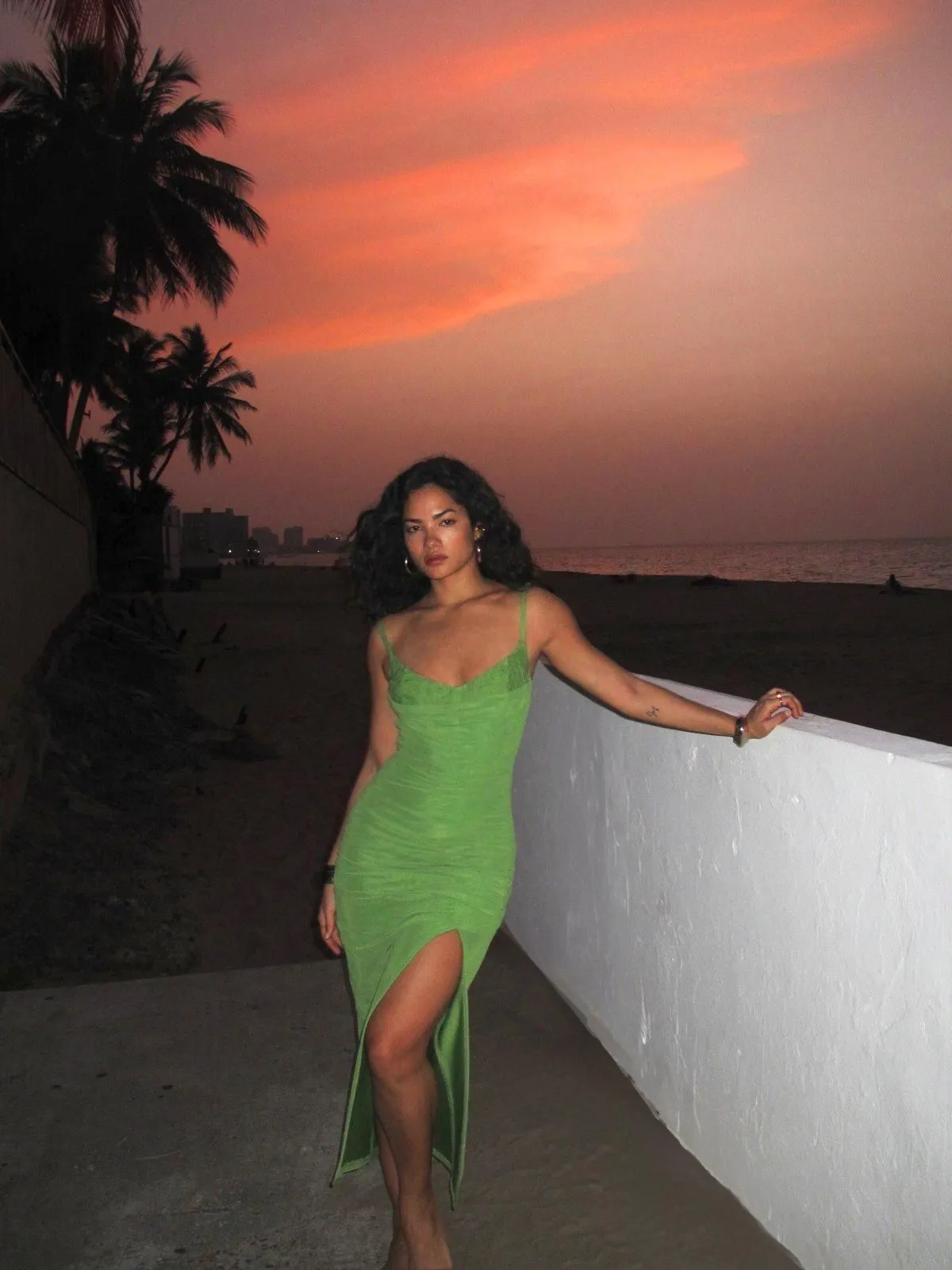 Premium Lace Ruched Bandage Midaxi Dress