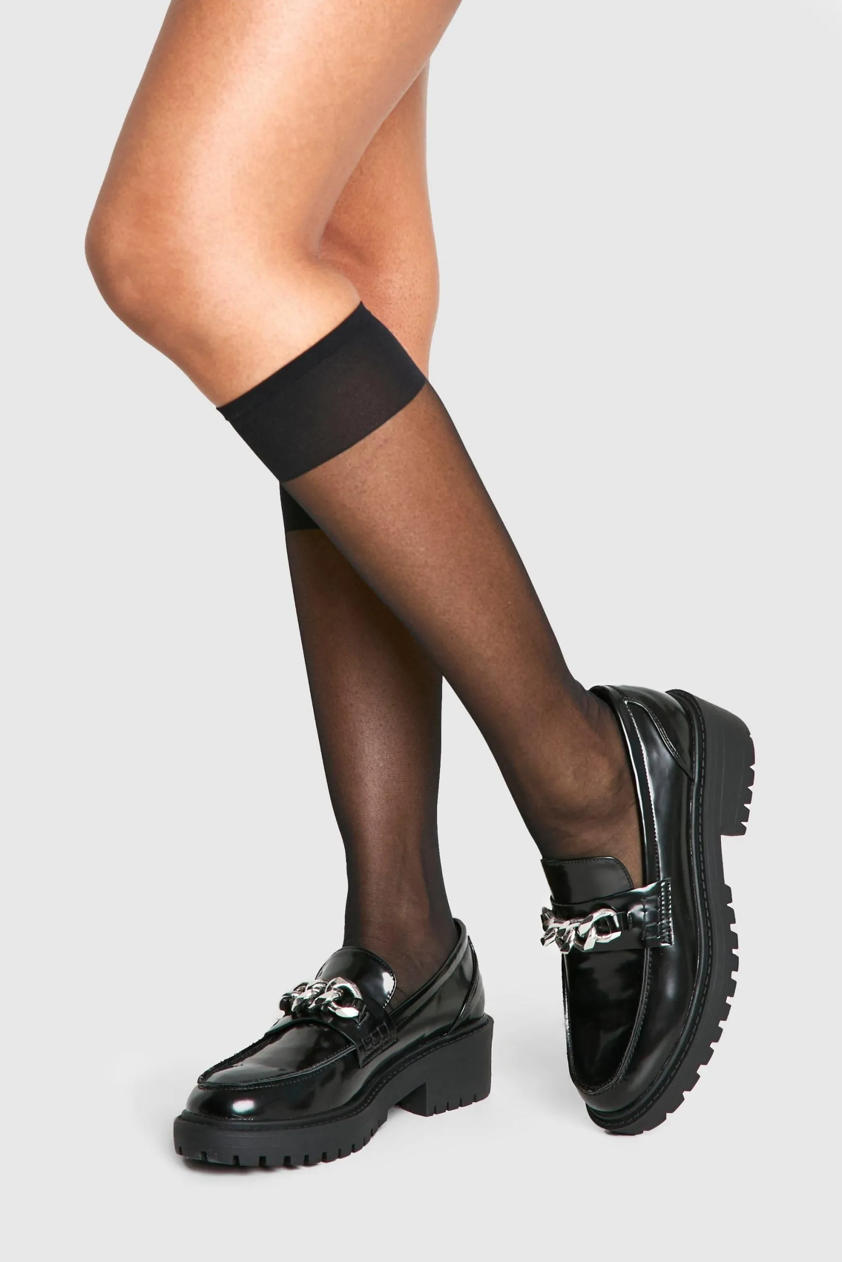 Chunky T Bar Loafers