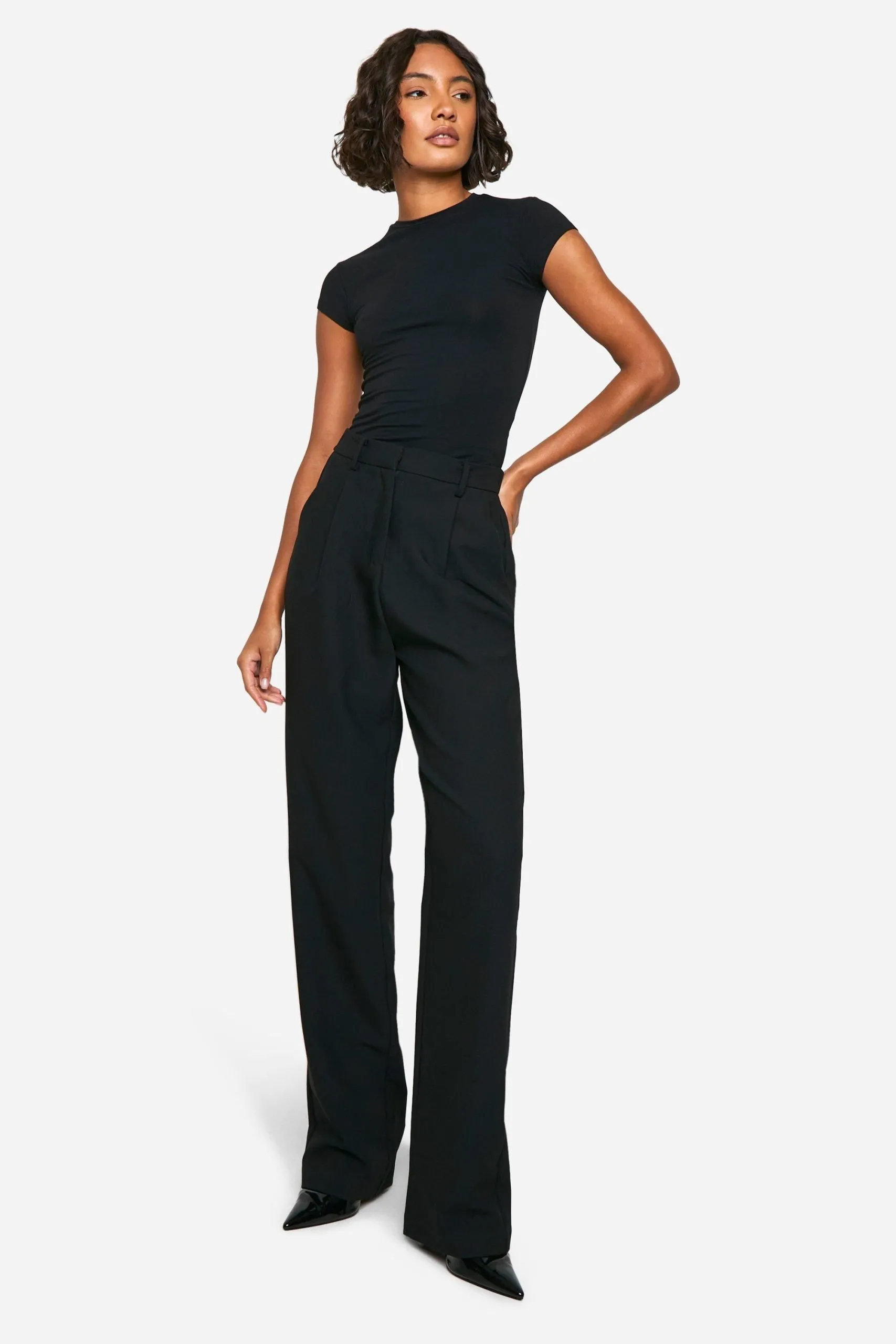 Tall Essential Straight Leg Tailored Trousers