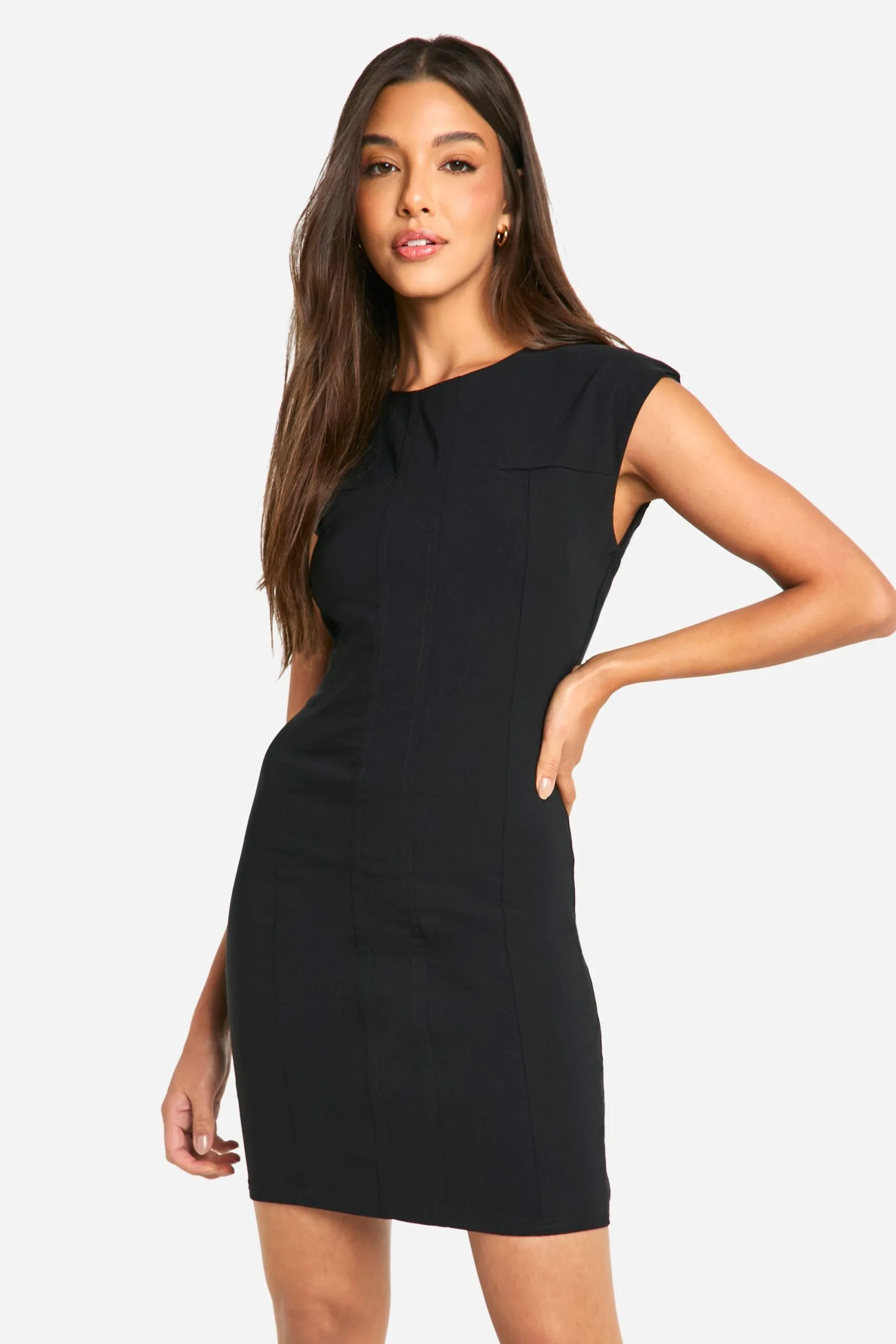 Boxy Tailored Mini Dress