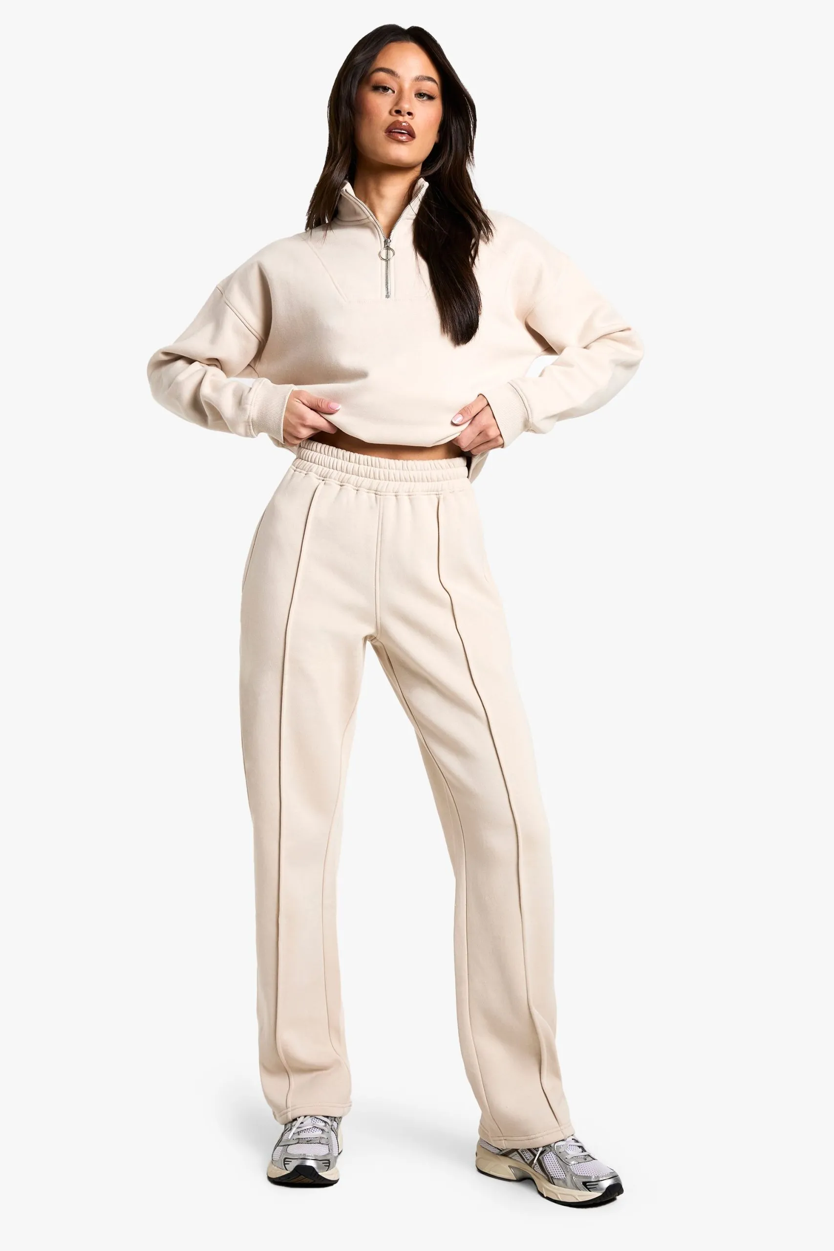 Tall Piping Detail Slouchy Jogger