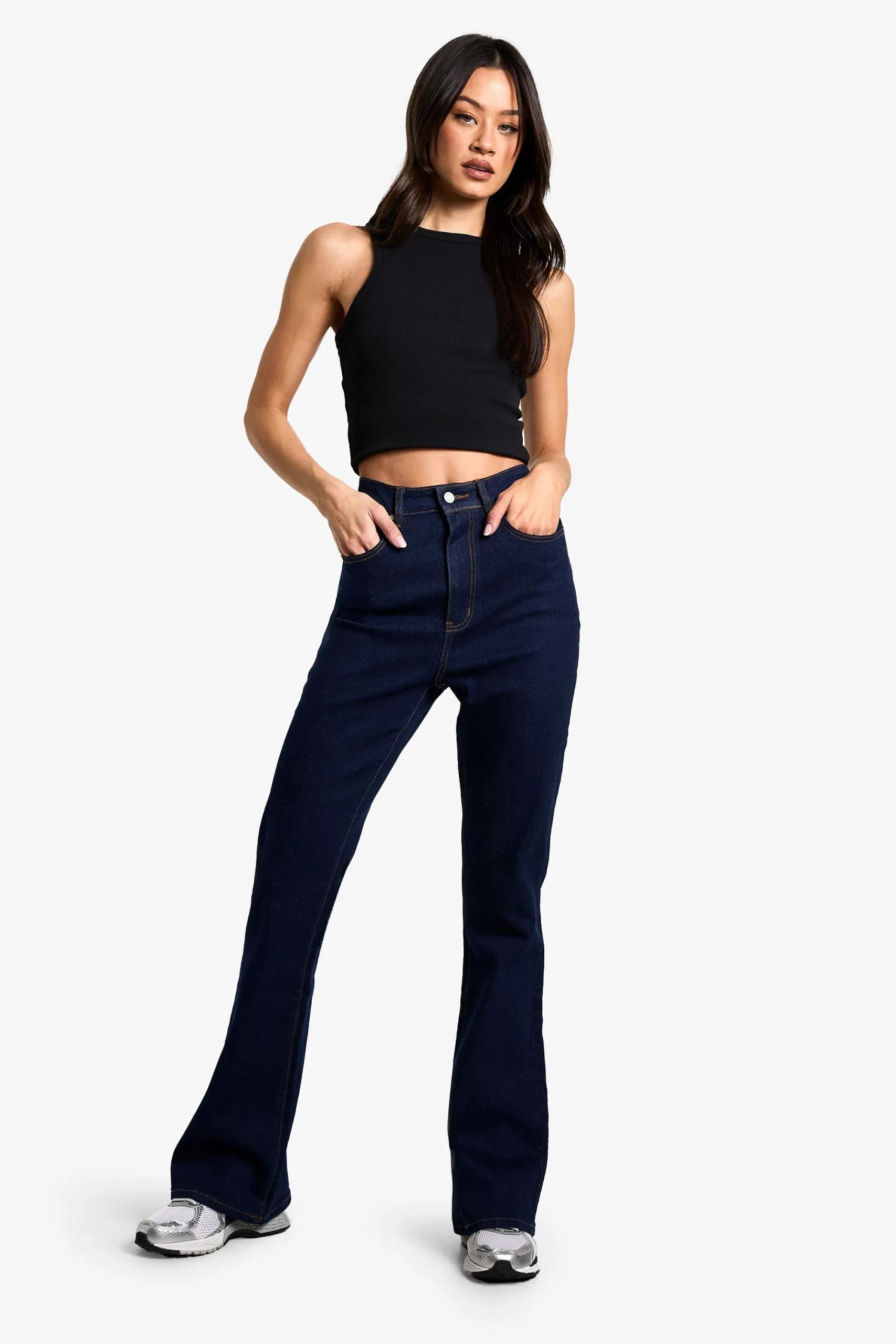 The Tall High Waist Flared Jean