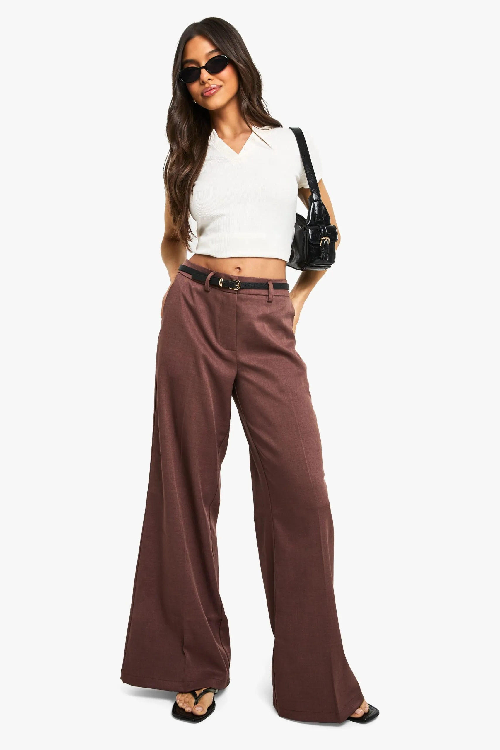 Tailored Wide Leg Trouser