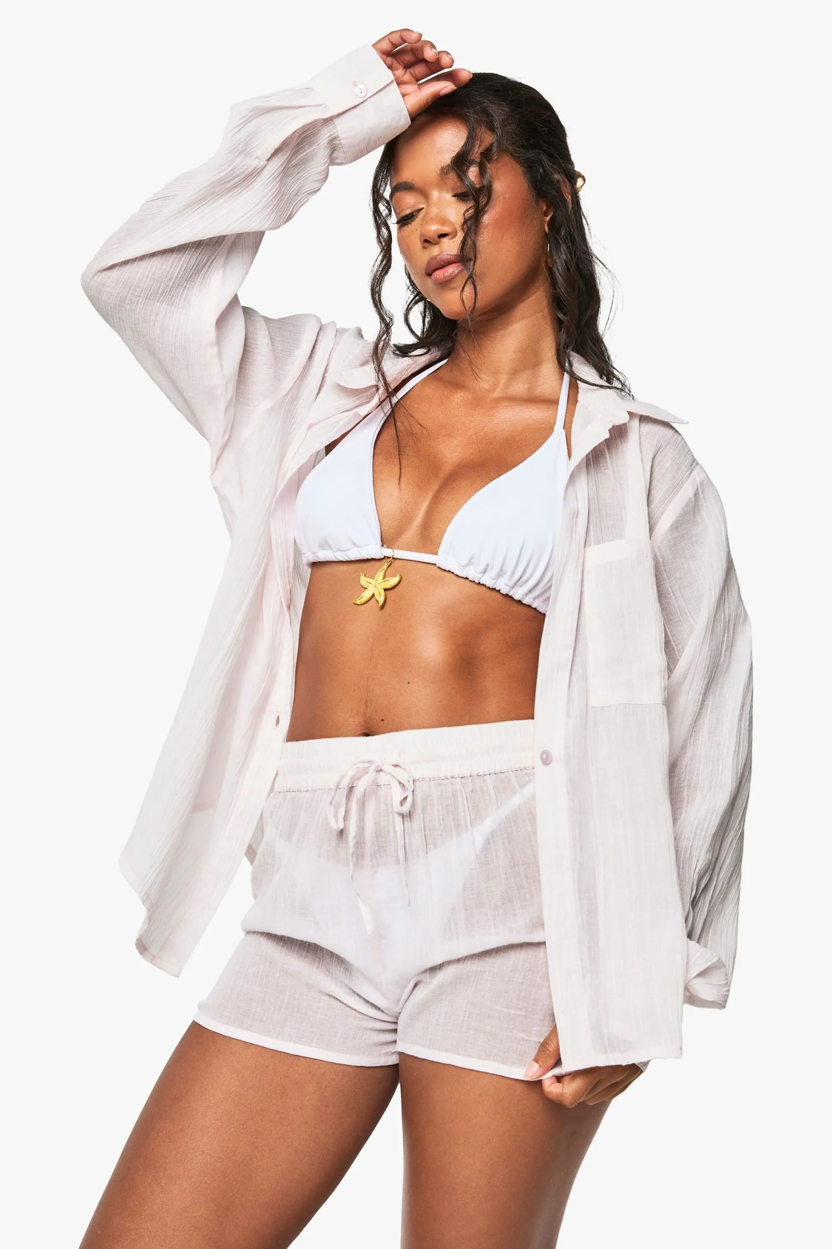 Cheesecloth Beach Shorts