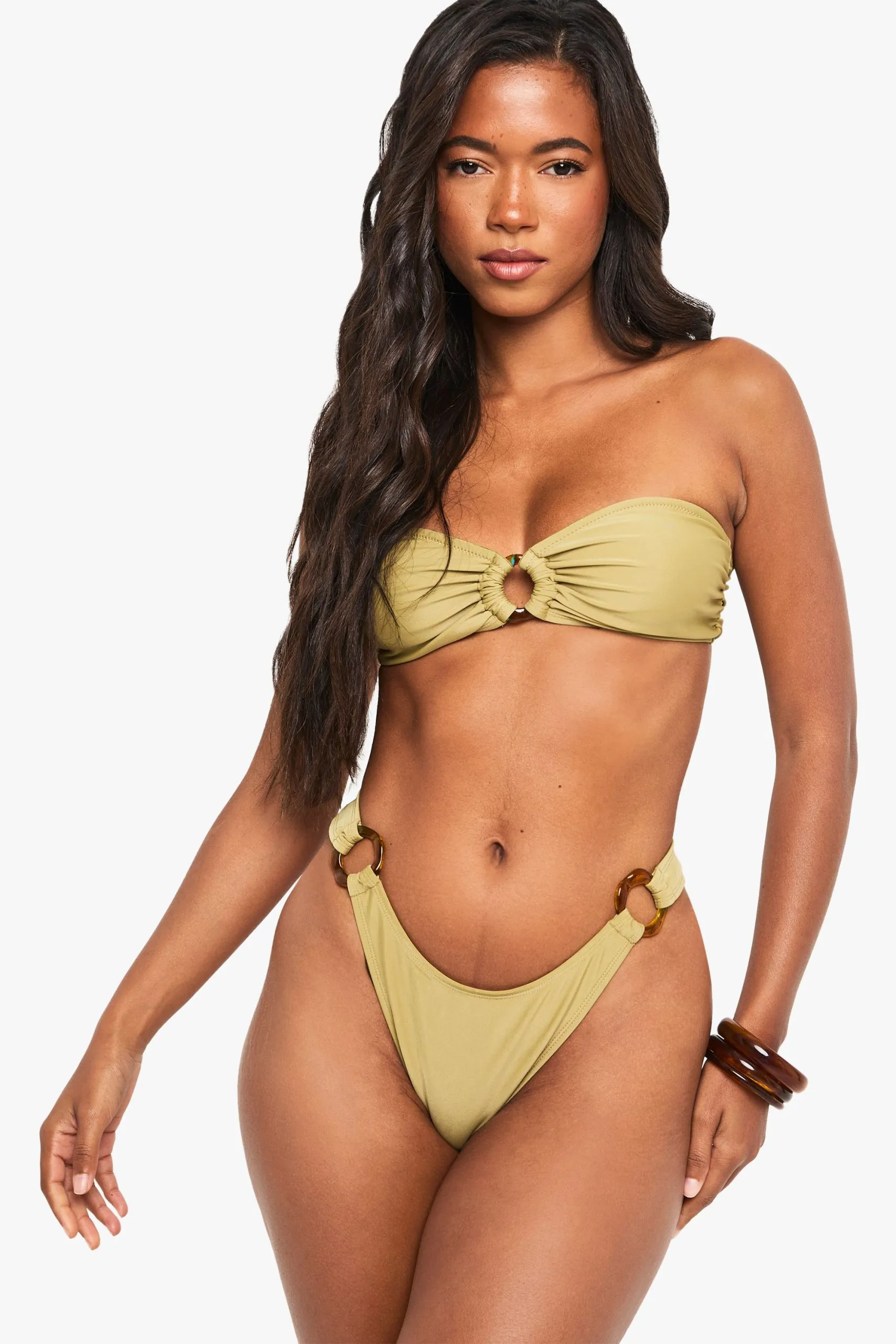 Resin Hardwear Bandeau Bikini Briefs