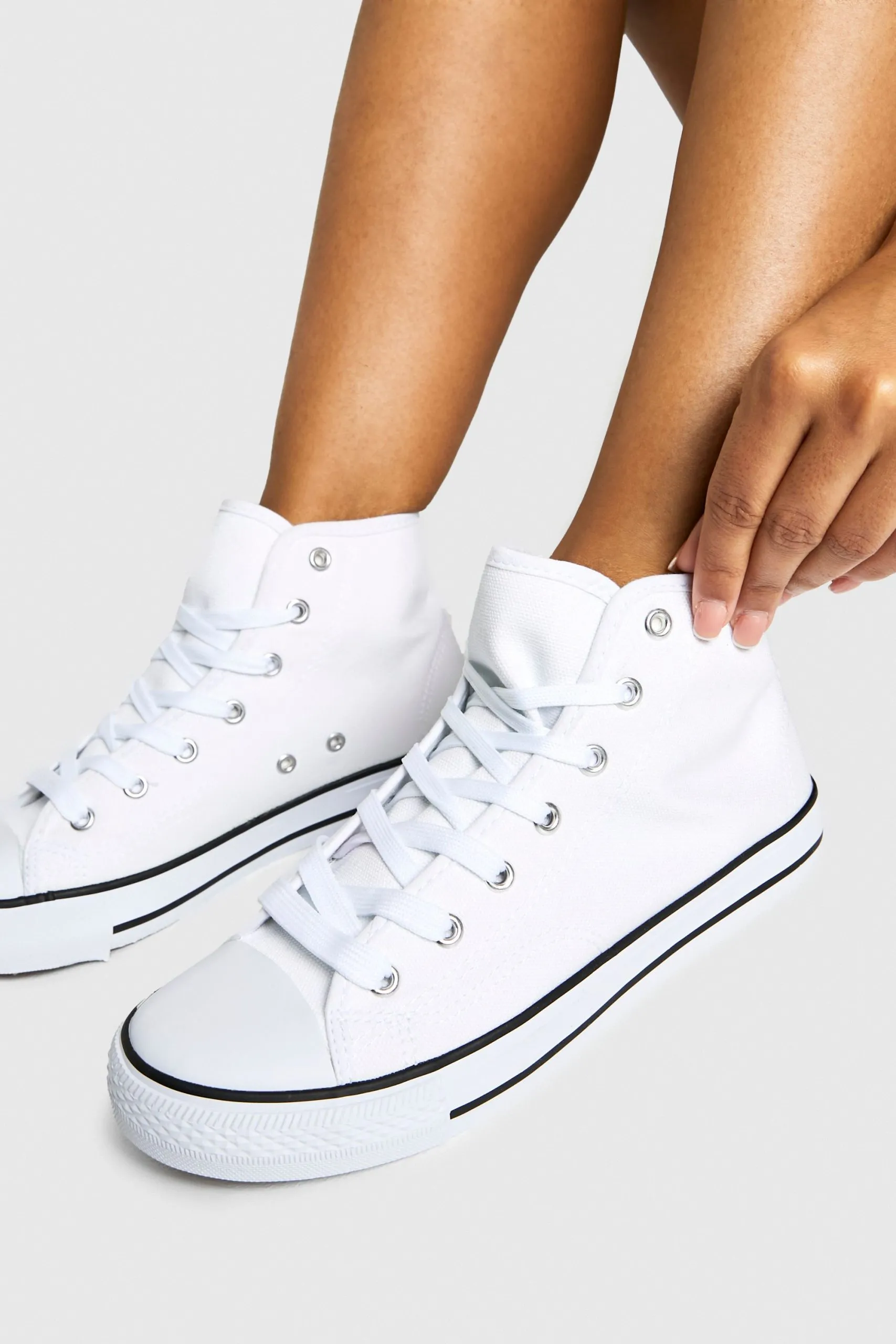 Canvas Hi Top Trainers