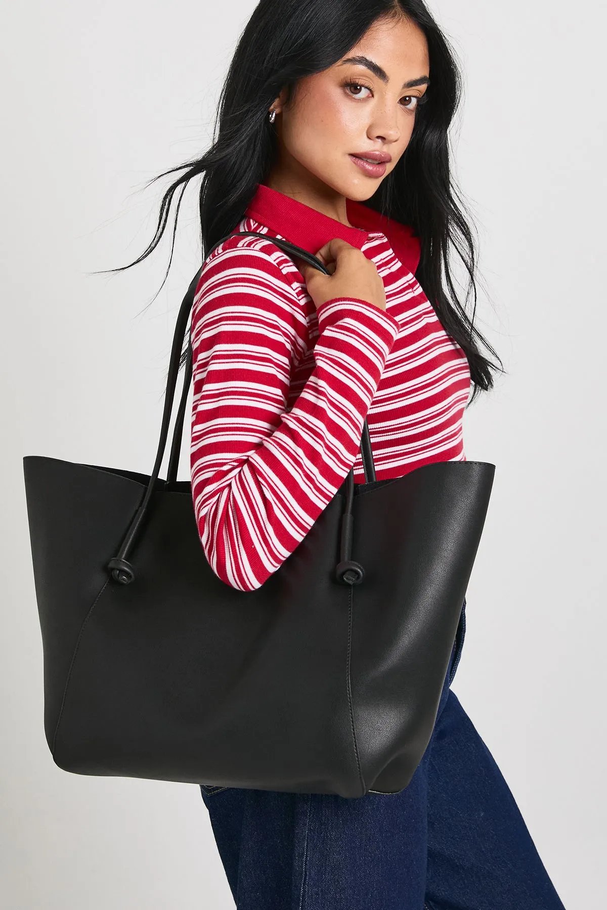 Large Structured Tote Bag