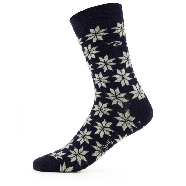 Women's Wool Sock Snowflake - Merino socks 201-4208