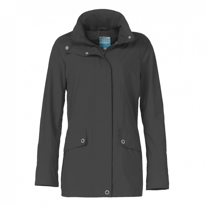 Raincoat Happy Rainy Days Jacket Lucine Black