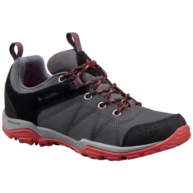 Walking Shoe Columbia Women's Fire Venture Textile Graphite Sunset Red