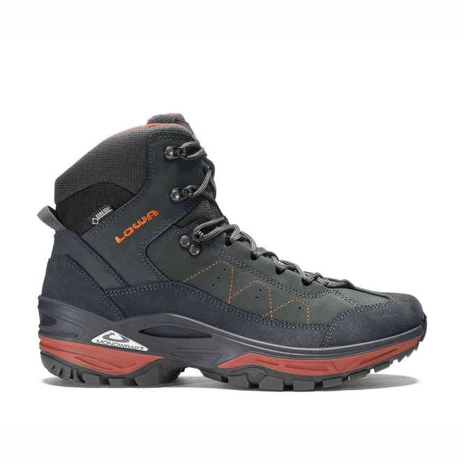 Walking Shoe Lowa Toro Ii Gtx Mid Anthracite Rust