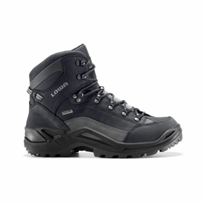 Walking Shoe Lowa Renegade GTX Mid Black Grey