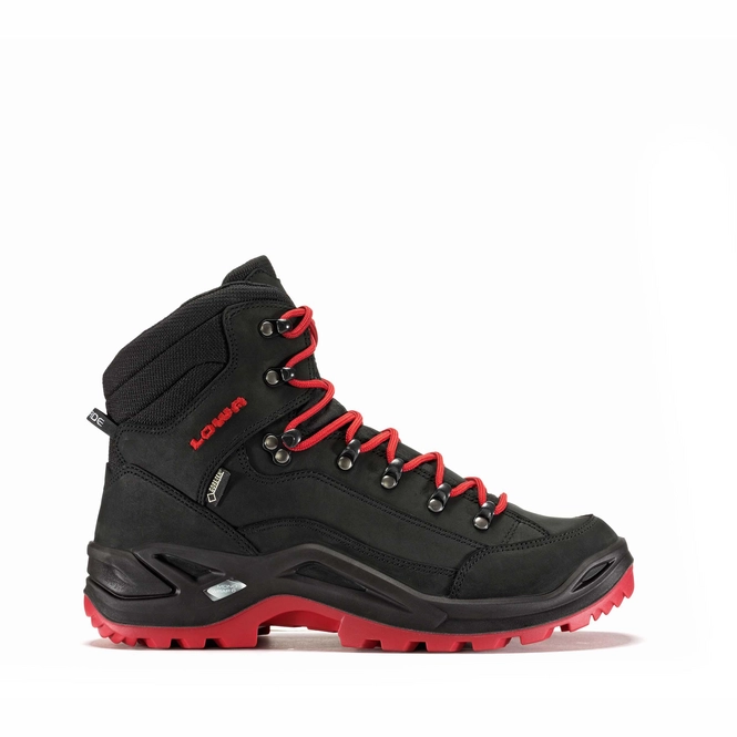 Walking Shoe Lowa Renegade Gtx Mid Black Chili