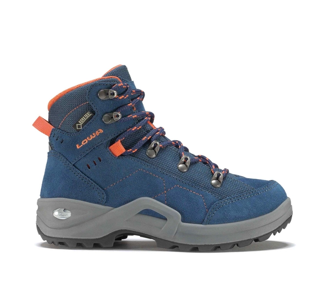 Walking Shoe Lowa Kody III GTX Mid Junior Blue Orange