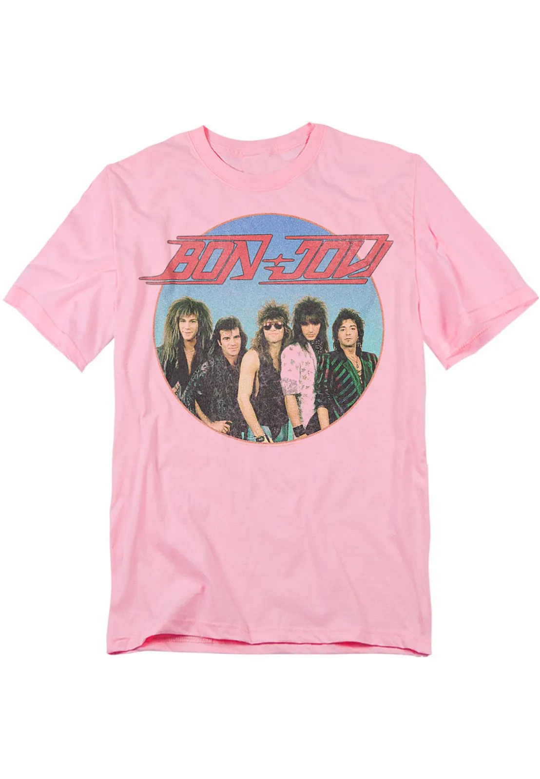 Bon Jovi Bon Sphere T Shirt, Pink
