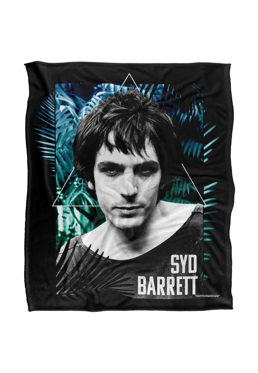 Syd Barrett Palm Gradient Silky Touch Super Soft Throw Blanket 152 X 127 cm