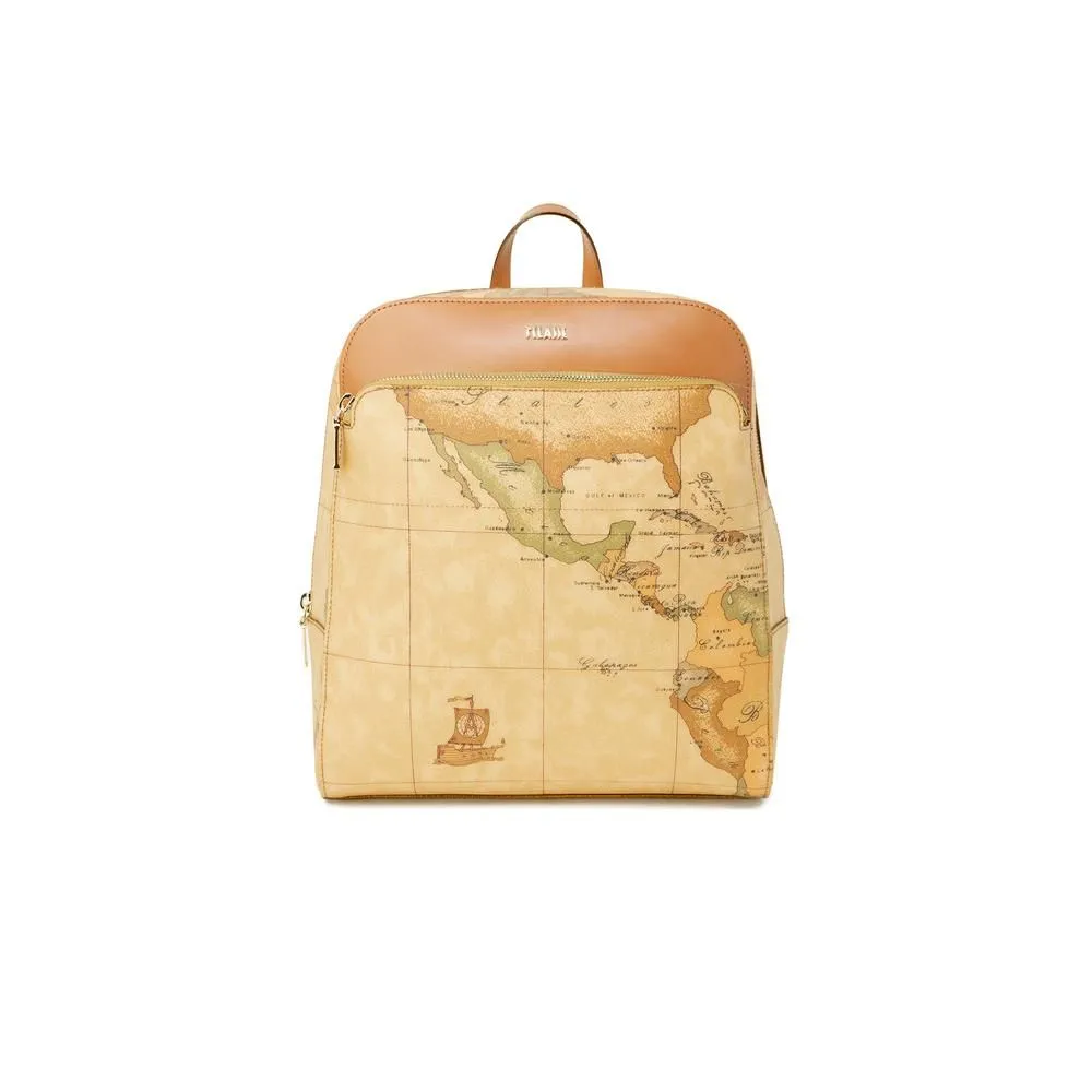 Map Backpack Small BeigeBags
