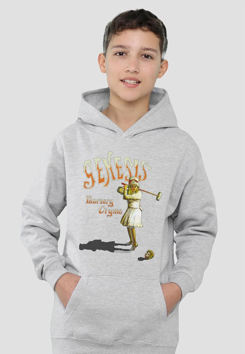 Genesis Nursery Cryme Youth Kids Pull-Over Hoodie, Athletic Heather