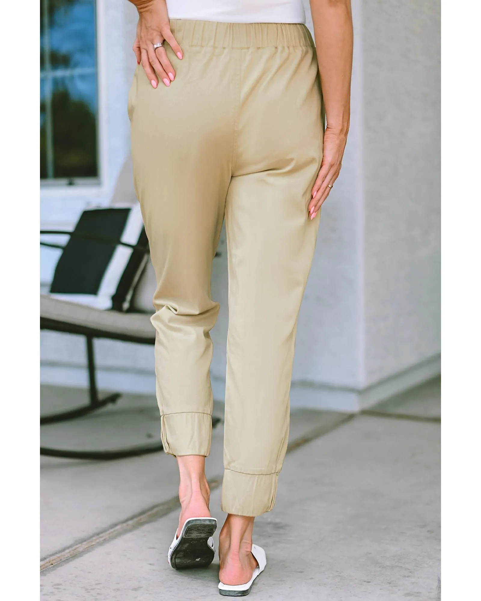 Drawstring Pocketed Pants