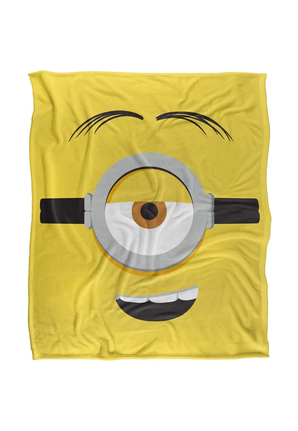 Minions Stuart Face Silky Touch Super Soft Throw Blanket 152 X 127 cm