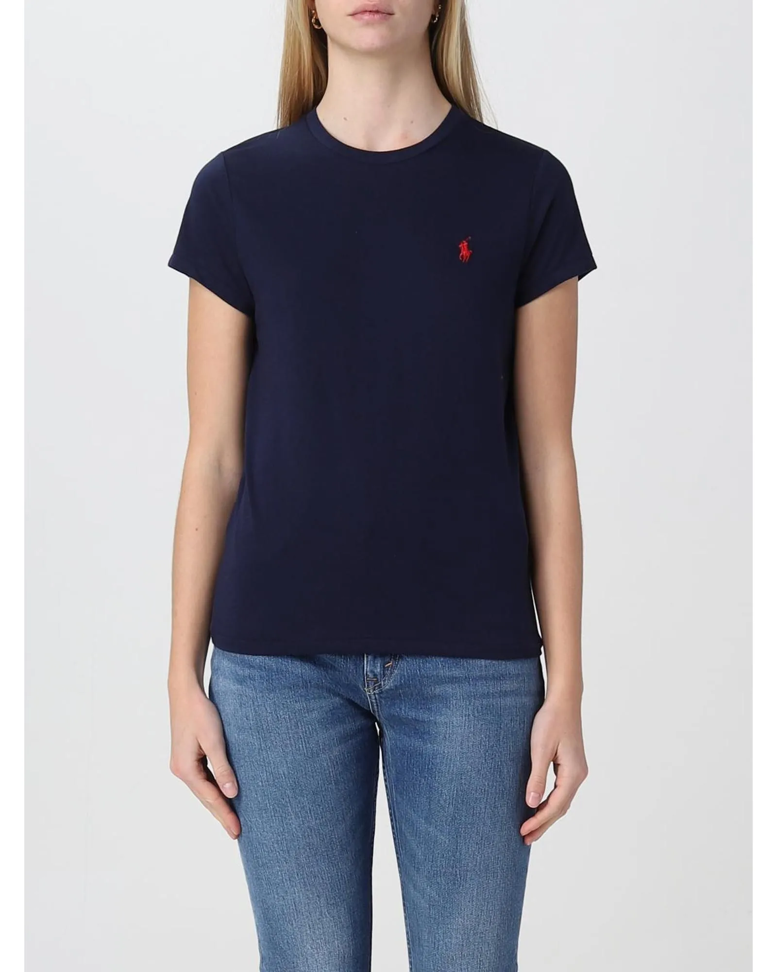 Custom Fit Polo Player TShirt Wo - Blue T-Shirts