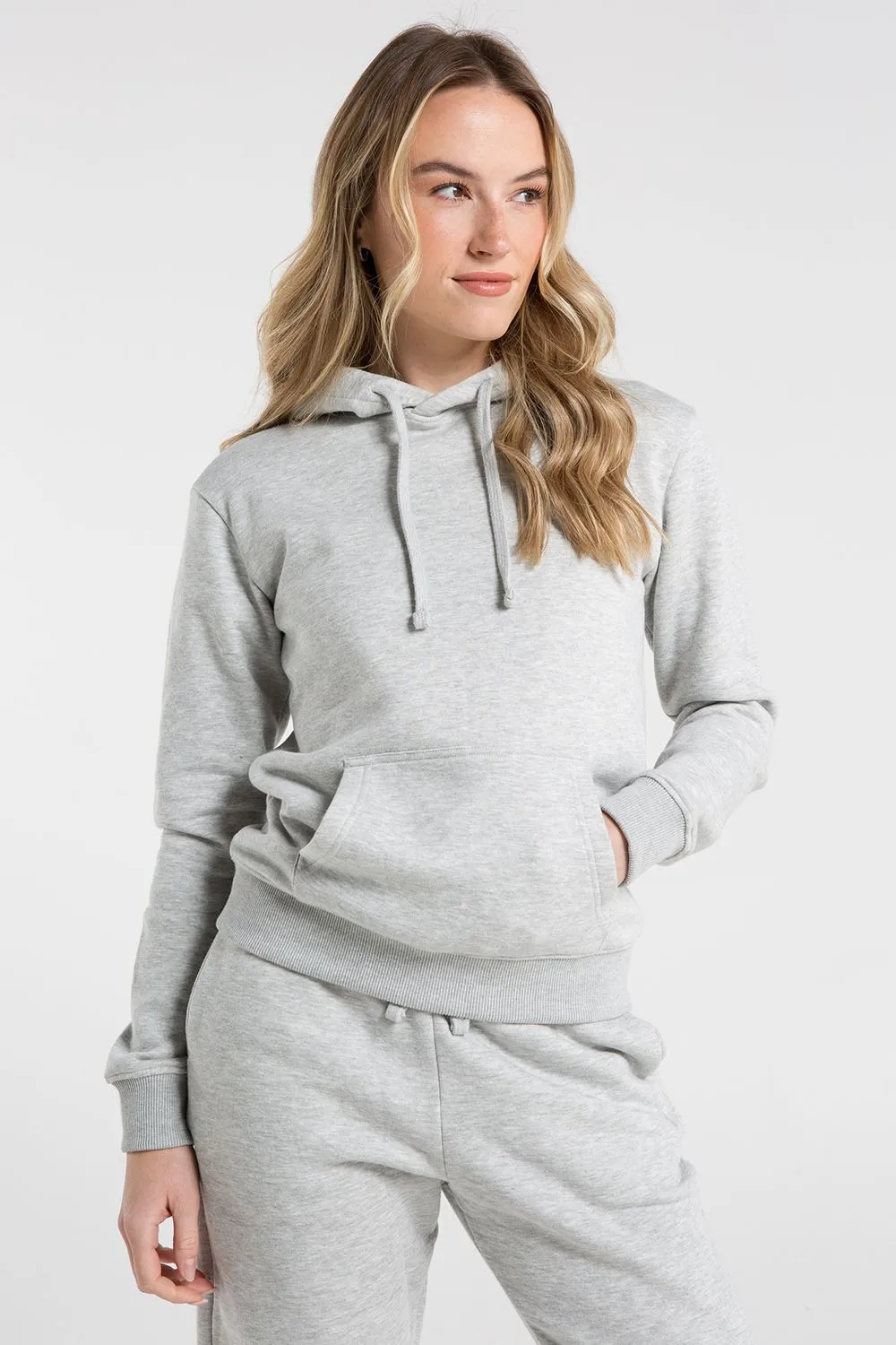 Cotton Blend Regular Fit Logo Hoody