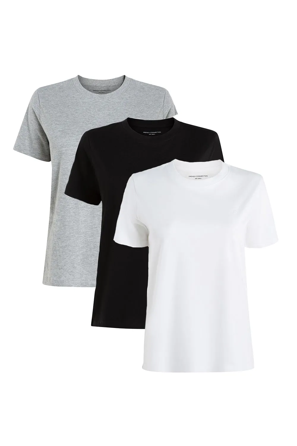 3-Pack Cotton Crew Neck Logo Short Sleeve T-Shirts