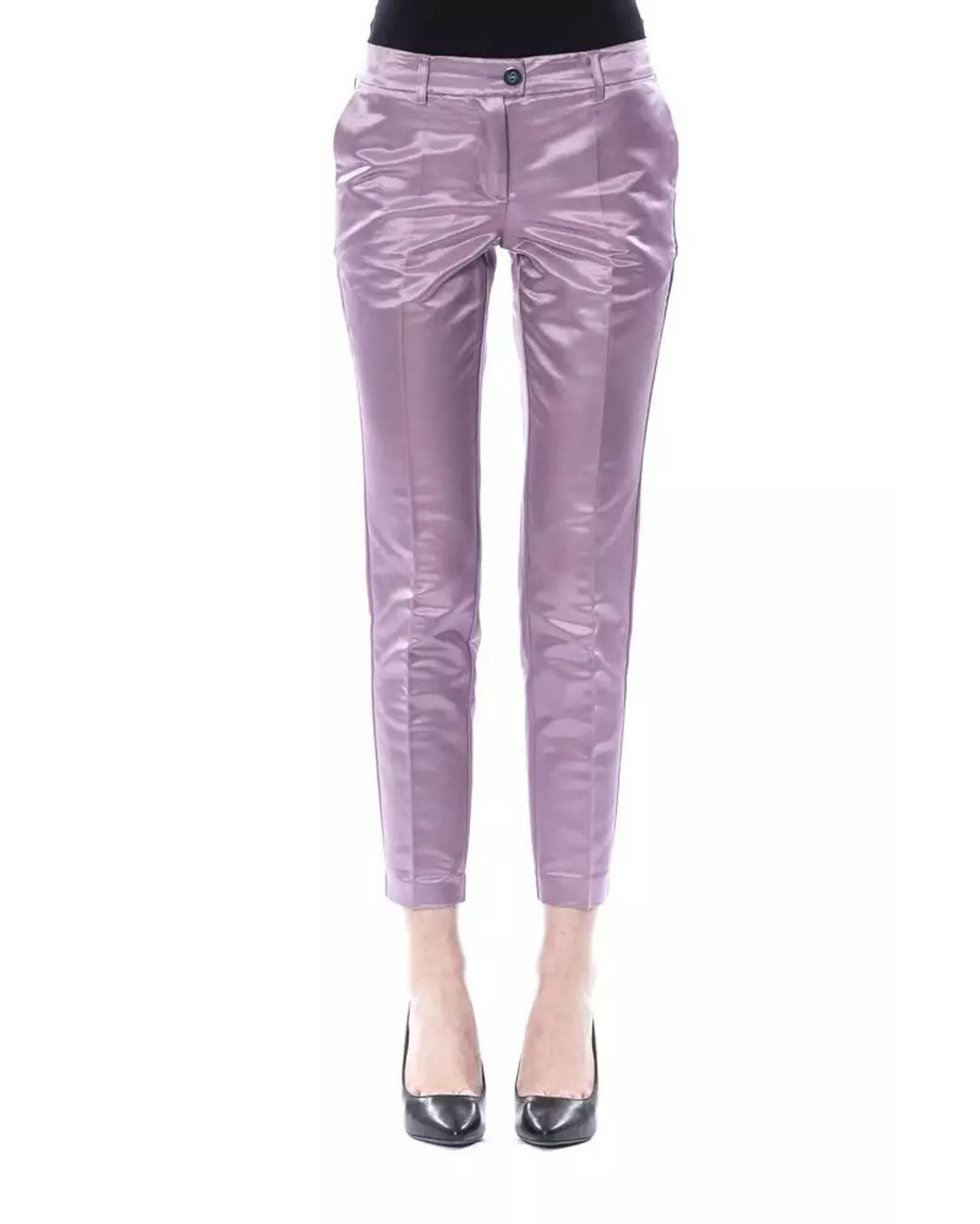 Purple Satin TrousersJeans