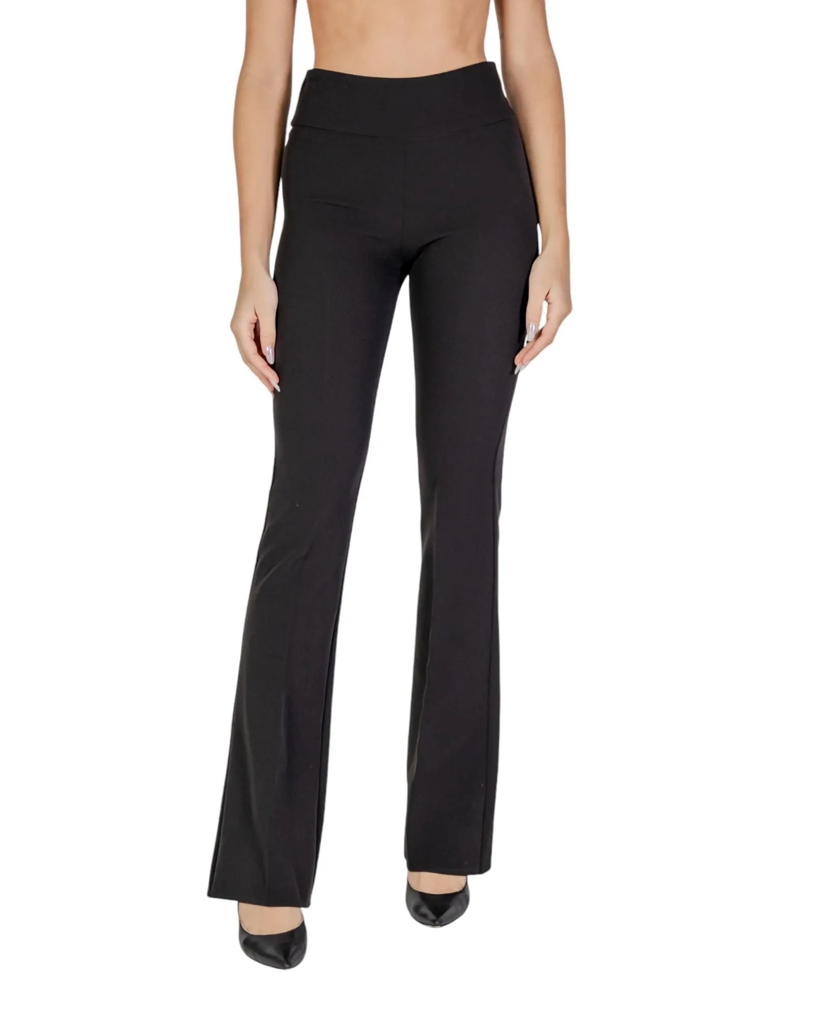 Wide Leg Dress Pants- Black Trousers