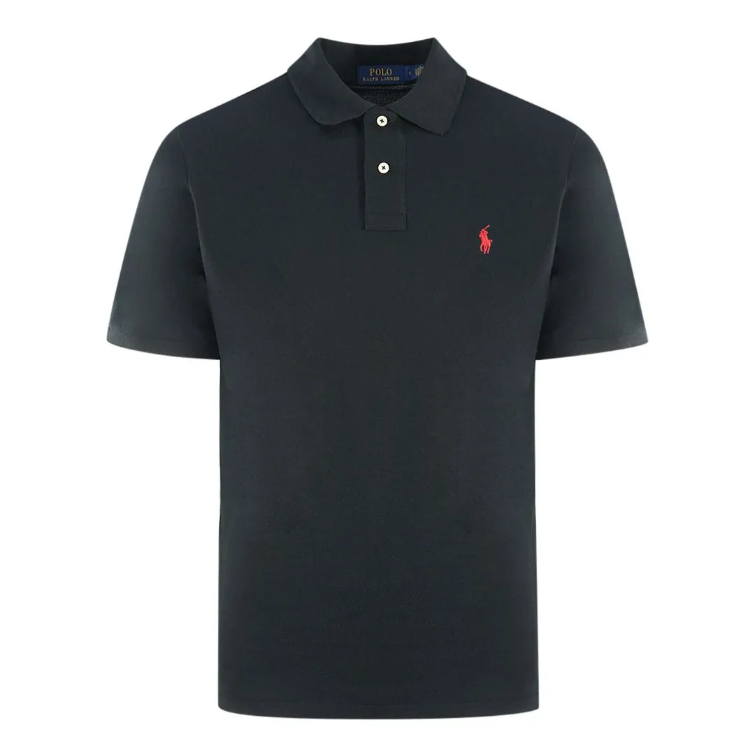 Classic Fit Black Polo Shirt