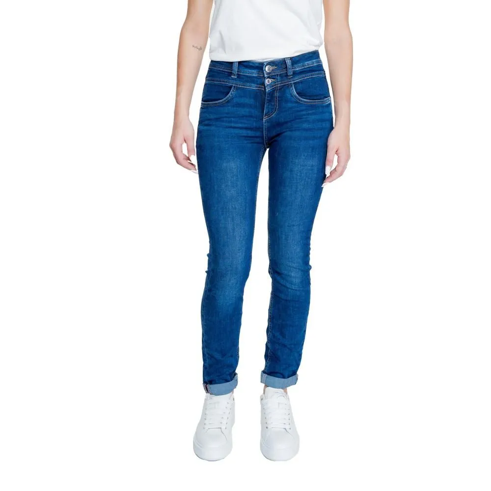 Skinny Fit Jeans- Blue