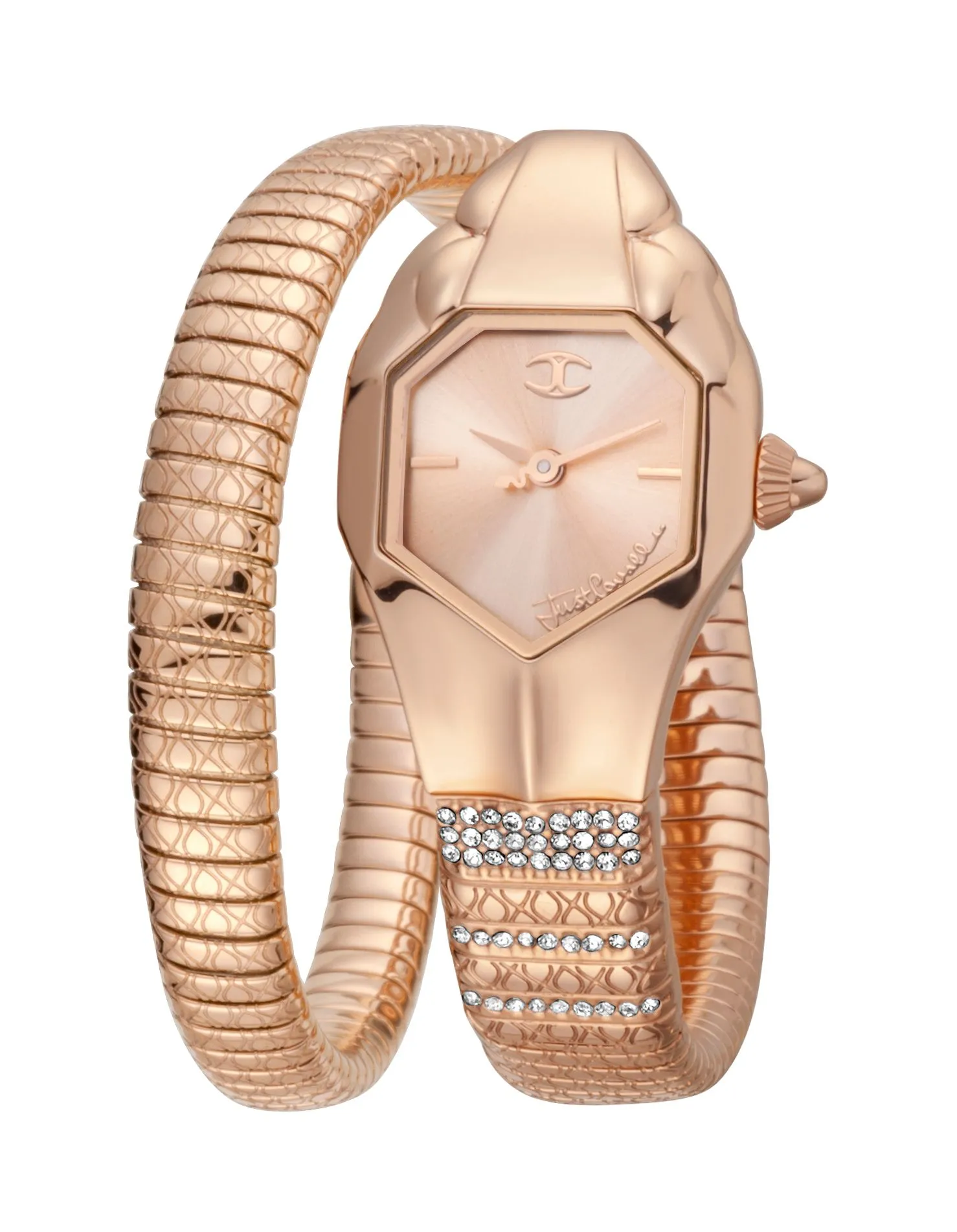 Women's Just Glam EVO 2 Diamond Rose Gold Bracelet Watch