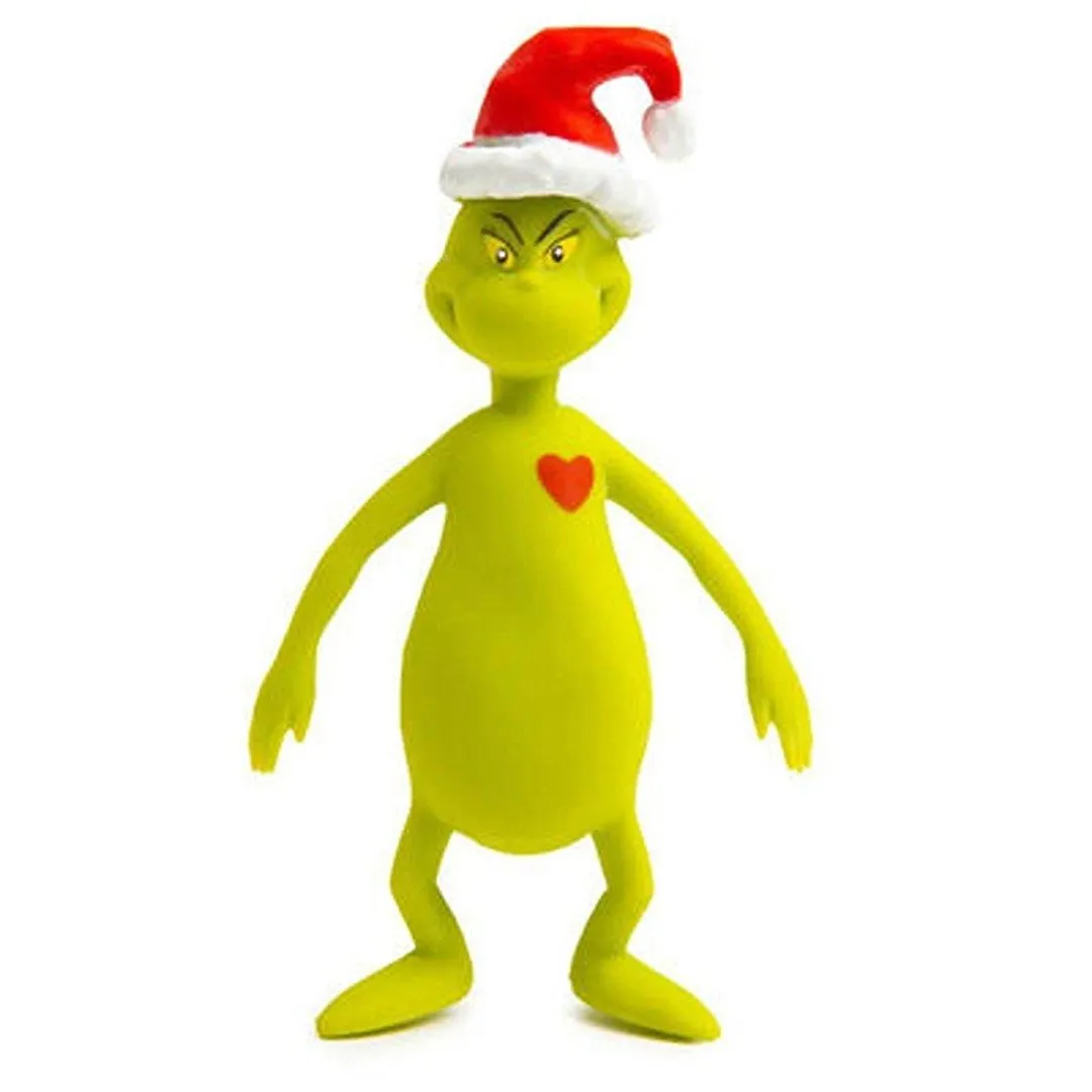 Dr Seuss  Stretchy Grinch Santa Toy