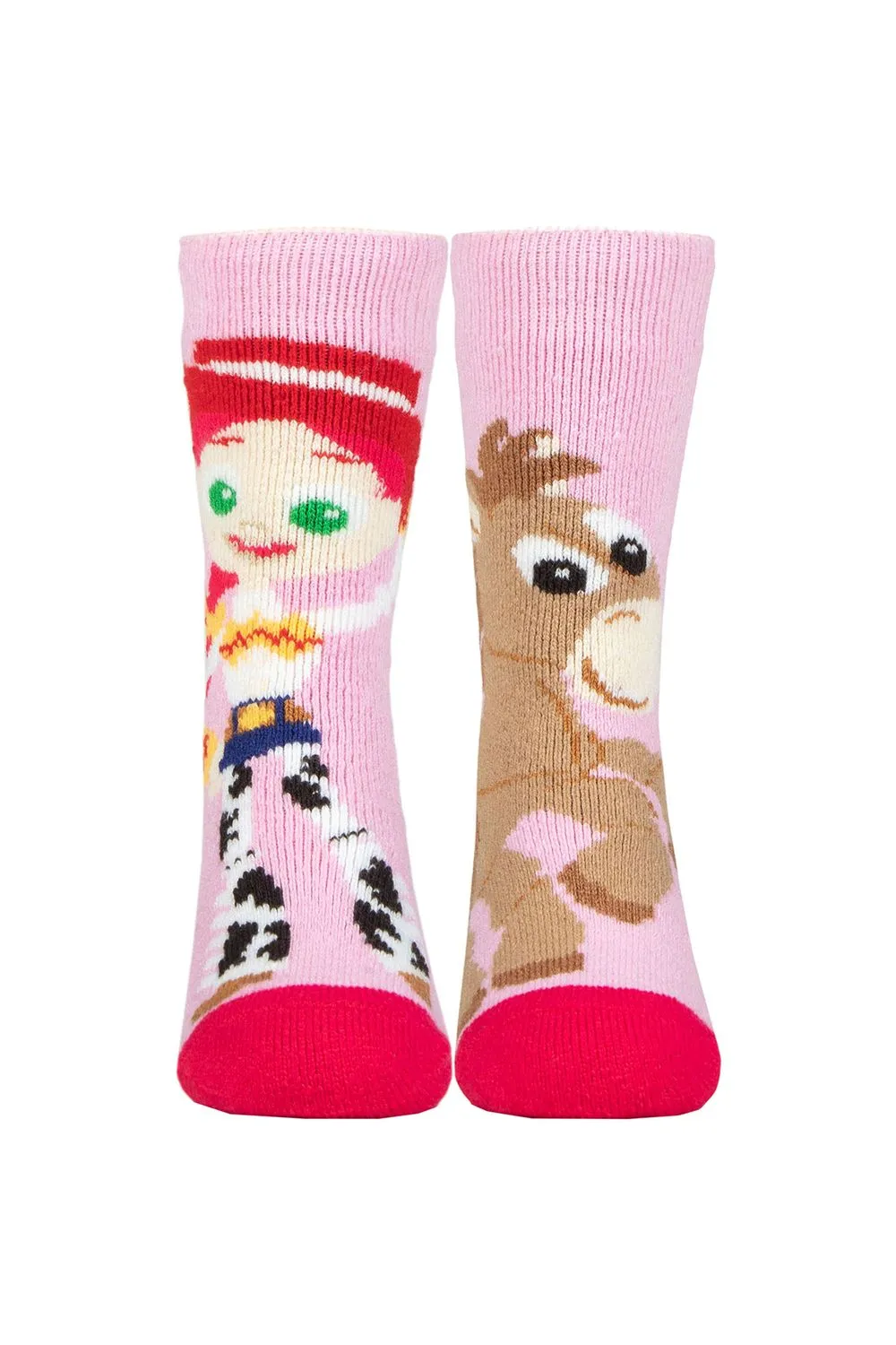 Kids 1 Pair SOCKSHOP Heat Holders Disney 1.6 TOG Lite Toy Story Jessie and Bullseye Thermal Socks